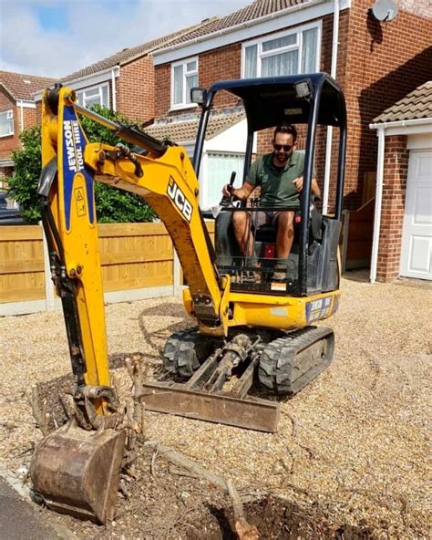 Mini Digger Services For Garden Landscaping And Ground Works