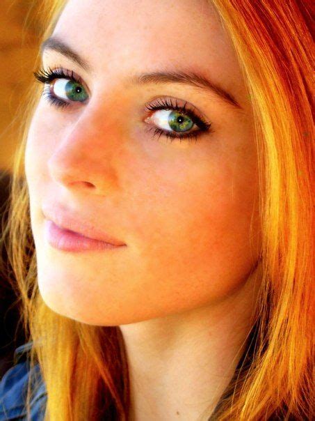 Green Eyes Red Hair And Eyes On Pinterest