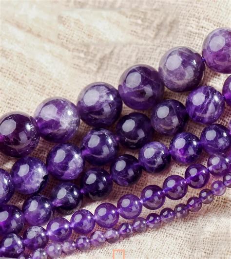 Free Shipping Round Mixed Purple Color Amethysts Beads Natural Stone