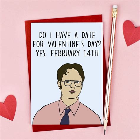 Excited To Share This Item From My Etsy Shop Funny Dwight The Office Inspired Valentines Day