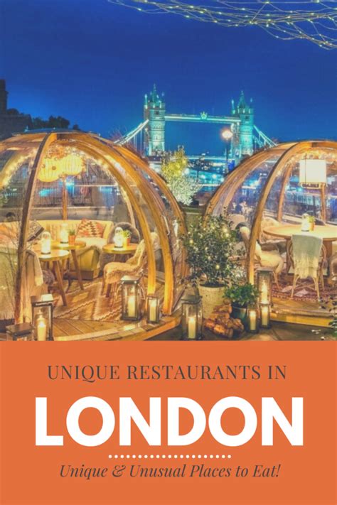 Unique Restaurants In 2020 Unique Restaurants London Things To Do