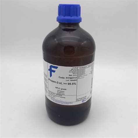 Isopropanol (AR, Fisher)