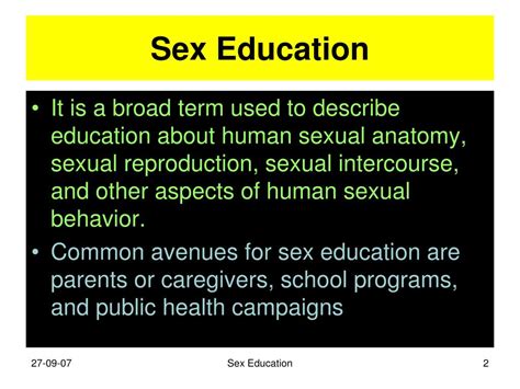 Ppt Sex Education Powerpoint Presentation Free Download Id6998620