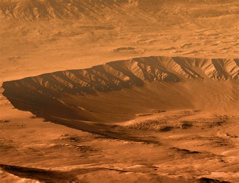 Intrepid Crater On Mars Captured By The Opportunity Rover 2048 X 1572
