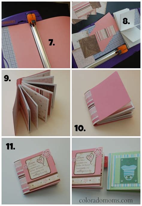 How To Make A Mini Photo Album Mini Photo Albums Photo Album Diy Diy