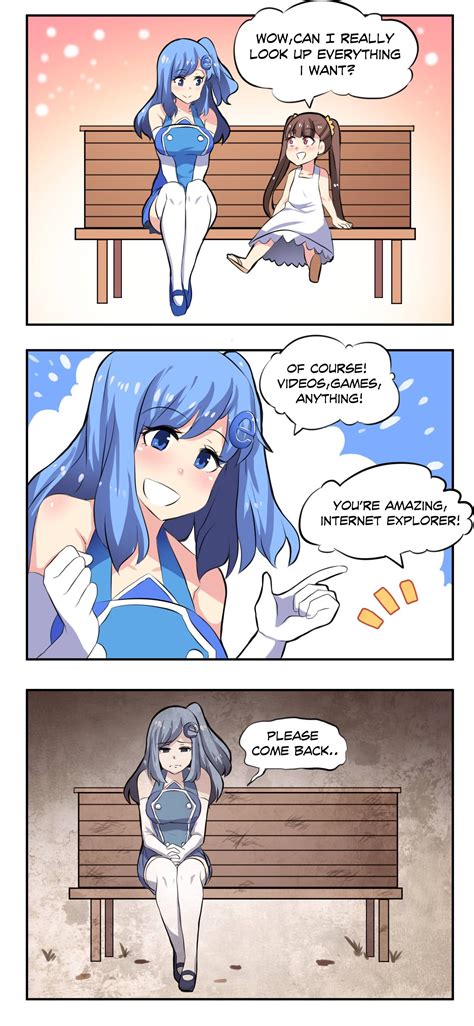 Internet Explorer Chan Needs Our Help Anime Memes Funny Anime Funny