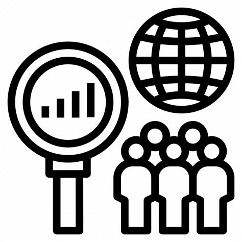 Census Data Demographic Population Research Icon Download On