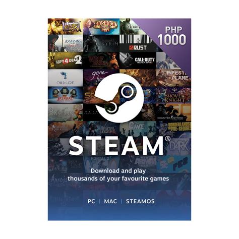 Game One Steam Wallet 1000 Php Digital Code Game One Ph