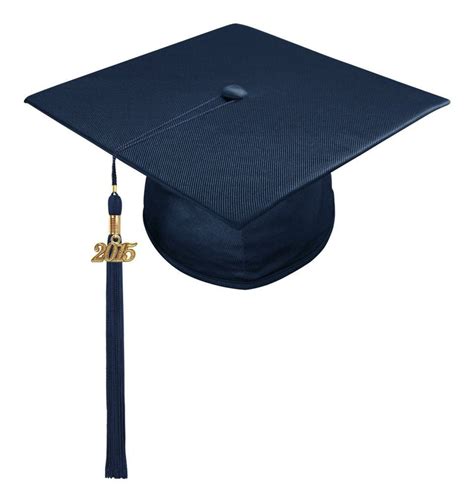 Shiny Navy Blue Graduation Cap And Tassel Toutes Les Etsy