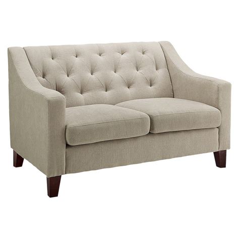 Tufted back and arms offer lavish detailing and additional cushioning. Tufted Upholstered Loveseat | Tufted loveseat, Love seat ...