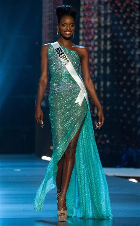 Miss Nigeria From Miss Universe 2018 Evening Gown Competition E News