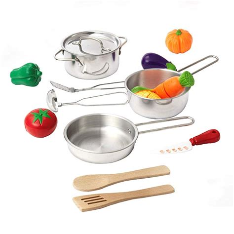 Family or hot pot restaurant kitchen essential supplies. Amazon.com: Kitchen Pretend Play Accessories Toys with ...