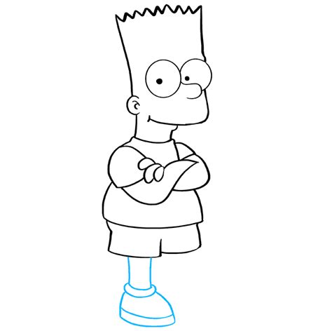 How To Draw Bart Simpson Really Easy Drawing Tutorial Drawing Images And Photos Finder