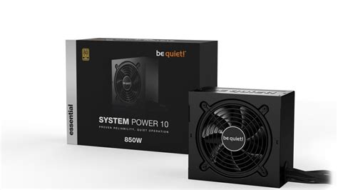 Be Quiet System Power 10 Einsteiger Netzteil Mit Bis Zu 850 Watt