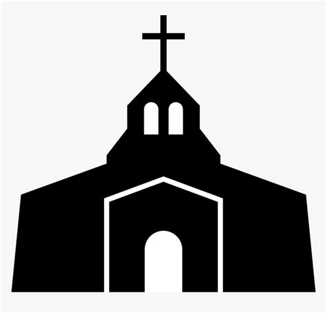 Churchofchrist Gambar Gereja Siluet Kartun Hd Png Download