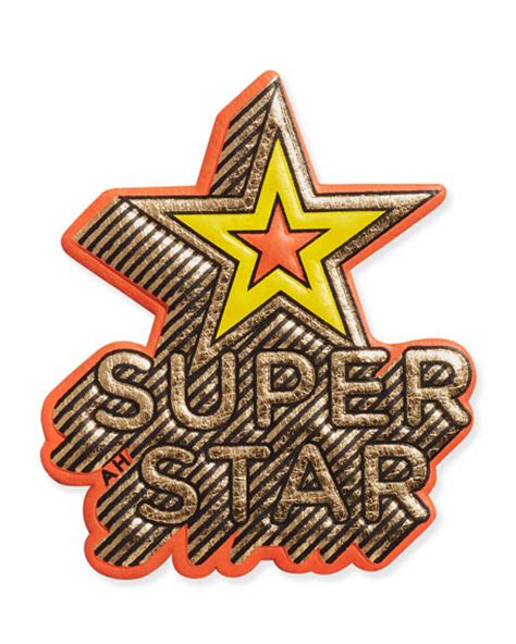 Anya Hindmarch Super Star Sticker For Handbag Neiman Marcus