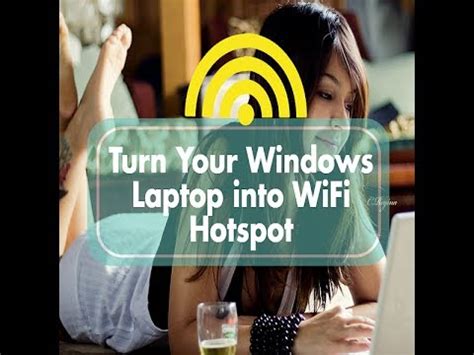Turn Your Windows Laptop Into Wifi Hotspot Tips And Tricks Youtube