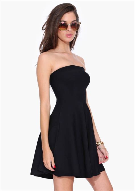 Sly Bandage Dress Black Party Dresses Black Tube Top Dress Elegant