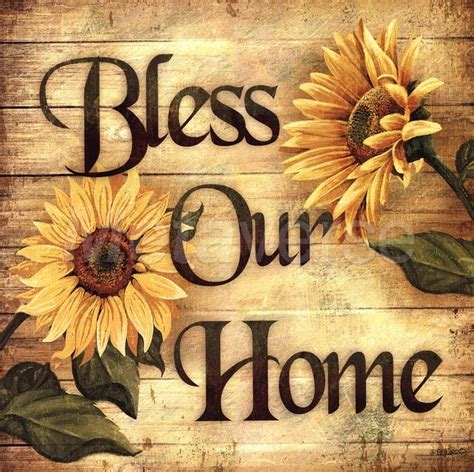 4,357 sunflower decor products are offered for sale by suppliers on alibaba.com, of which decorative flowers & wreaths accounts for 21%, other home decor accounts for 2. Bless our home sunflower blessings wall floral country art ...