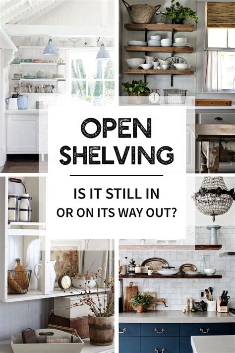 Give plain kitchen cabinets a new look by converting them to open shelving. Open Shelving | Is it still in, or on its way out?? - Tidbits