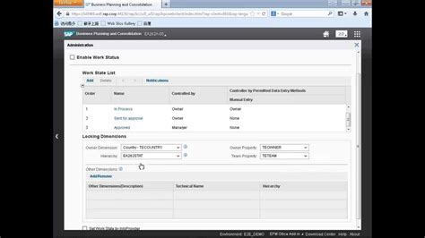Assigning Teams And Configuring Work Status With Sap Business Planning