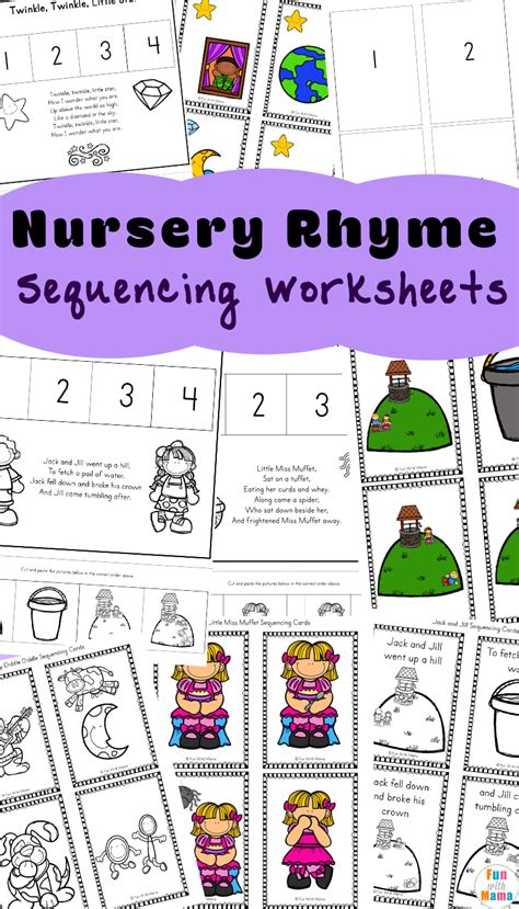 Nursery Rhymes Sequencing Printables