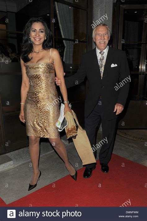 Bruce Forsyth And Wilnelia Merced Forsyth Fashion For Relief Party Held At Downtown Restaurant