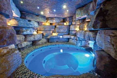 Hot Tub Grotto Outdoors Pinterest Grotto Pool And