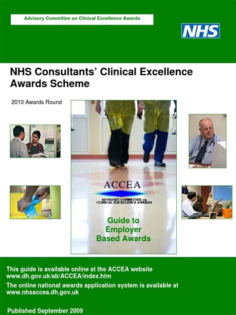 Nhs Consultants Clinical Excellence Awards Scheme Guide To Employer
