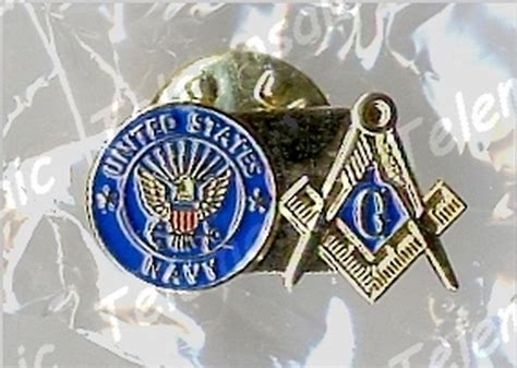 New Military T Us Usa Usafree Masonsmasonic Navy Lapel Pin