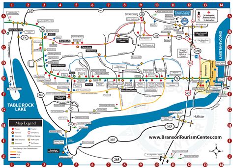 Branson Restaurant Map 35 Images Free Trolley Downtown Branson