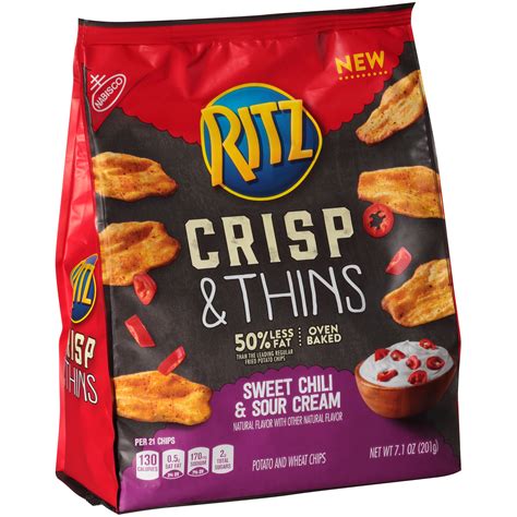 Find deals on products in snack food on amazon. Nabisco Ritz Sweet Chili & Sour Cream Crisp & Thin Chips ...