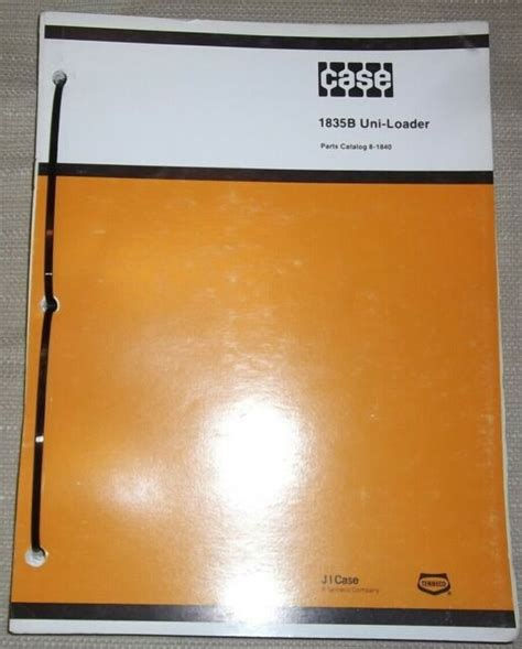 Case 1835b Uni Loader Skid Steer Parts Manual Book Catalog Factory Oem