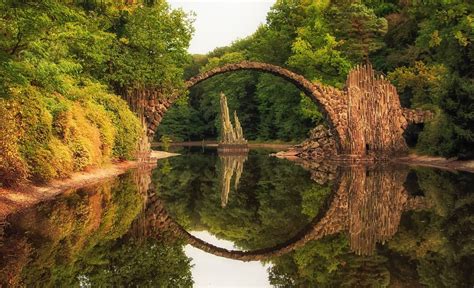 Puente Rakotzbrücke El Más Fotogénico De Alemania 101 Lugares Increíbles
