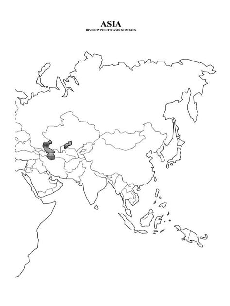 Mapa Asia Con Division Politica Con Y Sin Nombres Celeberrimacom En Sexiz Pix