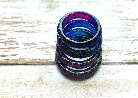 Galaxy Resin Rings Handmade Jewelry Rings Galaxy Ring Resin Etsy