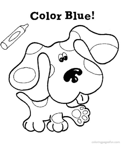 Blues Clues Birthday Coloring Pages Clip Art Library