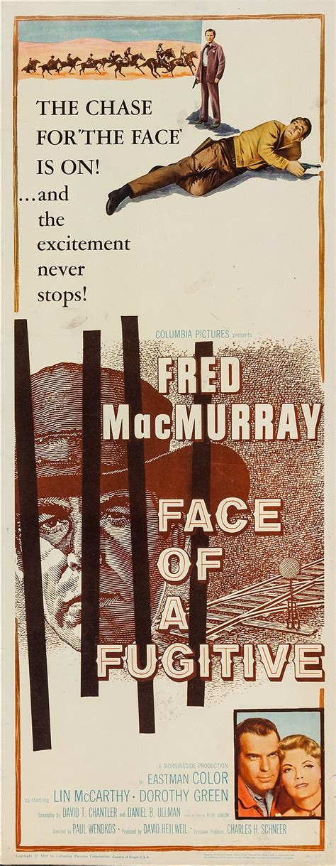 Face Of A Fugitive 1959 Stars Fred Macmurray Lin