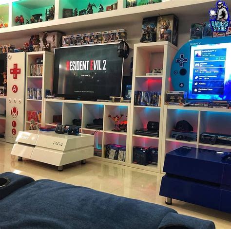 Ne Of The Most Beautiful Gaming Room On Earth 🖤 ️credit Gamer Room Diy