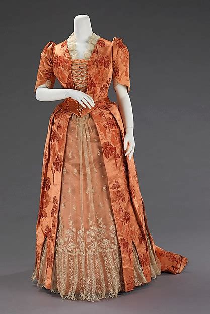 American Silk Dress 1886 Rimagesofthe1800s