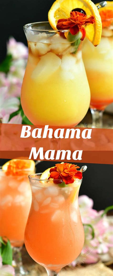 Bahama Mama Is A Sweet Tropical Cocktail That Features Coconut Rum Orange Juice Pineapple