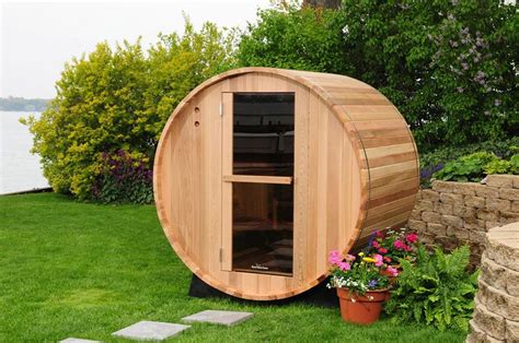 Traditional & infrared sauna kits available. Barrel Sauna | Almost Heaven Saunas | Barrel sauna, Sauna ...