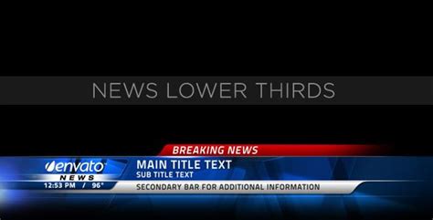 3,000+ vectors, stock photos & psd files. News Lower Thirds customizable After Effects lower third ...