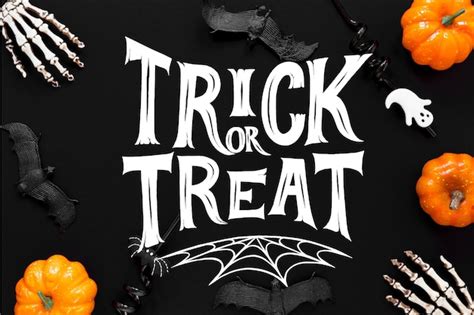 Trick Or Treat Text Images Free Vectors Stock Photos And Psd
