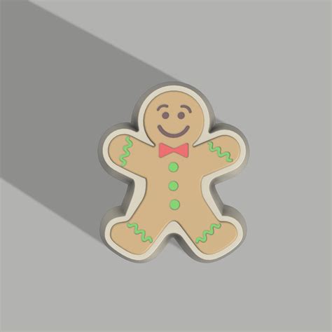 Stl File Gingerbread Man Stl File・3d Printer Design To Download・cults