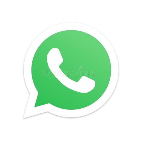 Whatsapp Logo Mit Vektor Ai Datei Quadriert Gefärbt Redaktionelles Foto