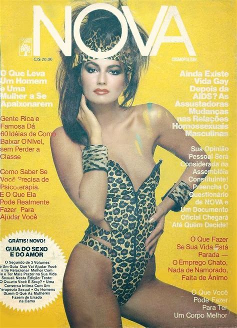 luiza brunet cosmopolitan brazil nova march 1986 luiza brunet capas de revistas modelos