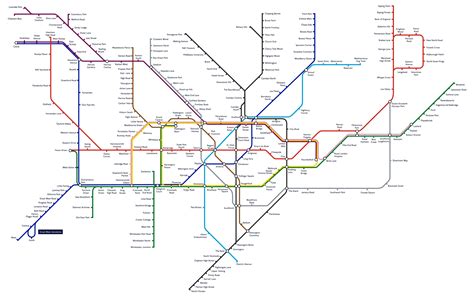 London Underground Map Underground Map Map