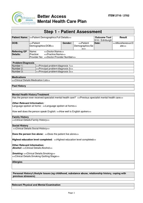 38 Free Treatment Plan Templates In Word Excel Pdf