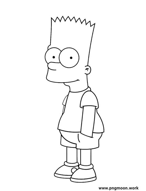 33 Gangsta Bart Simpson Coloring Pages Leasacollette